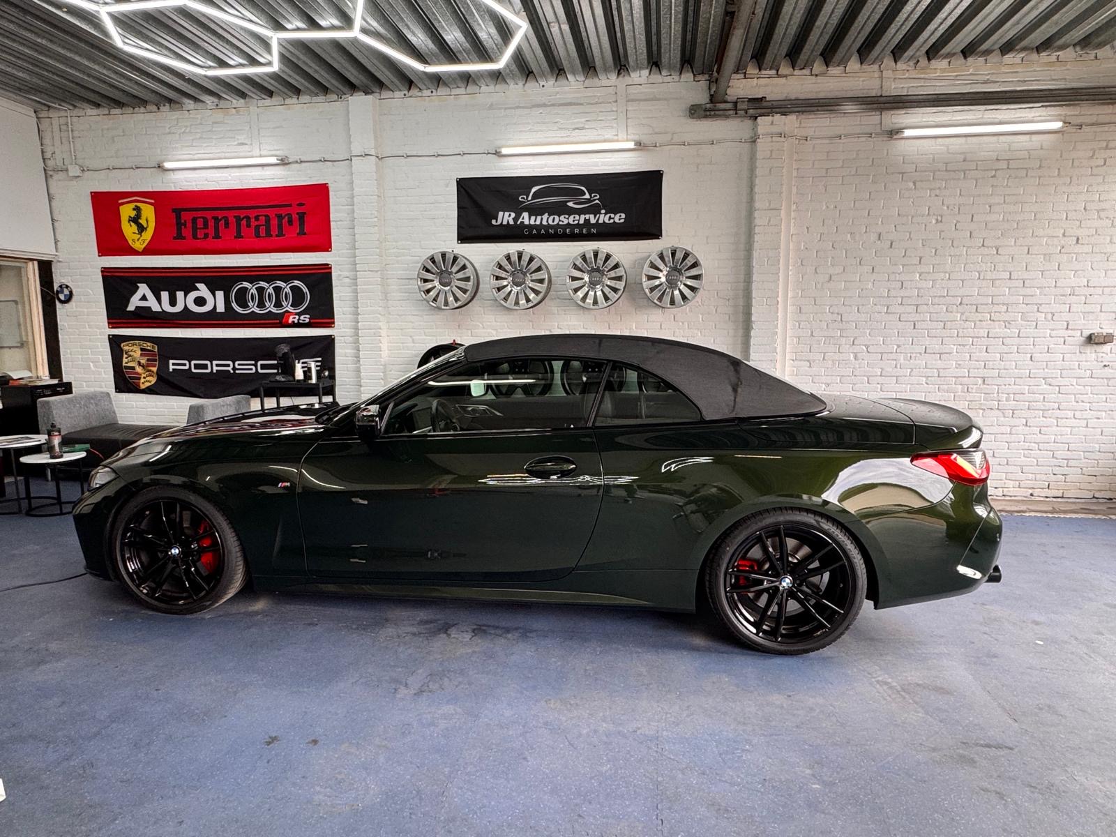BMW M440i Cabrio na montage van verlagingsveren